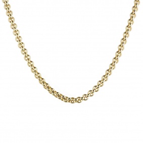 18k Yellow Gold Signoretti Belcher Necklace